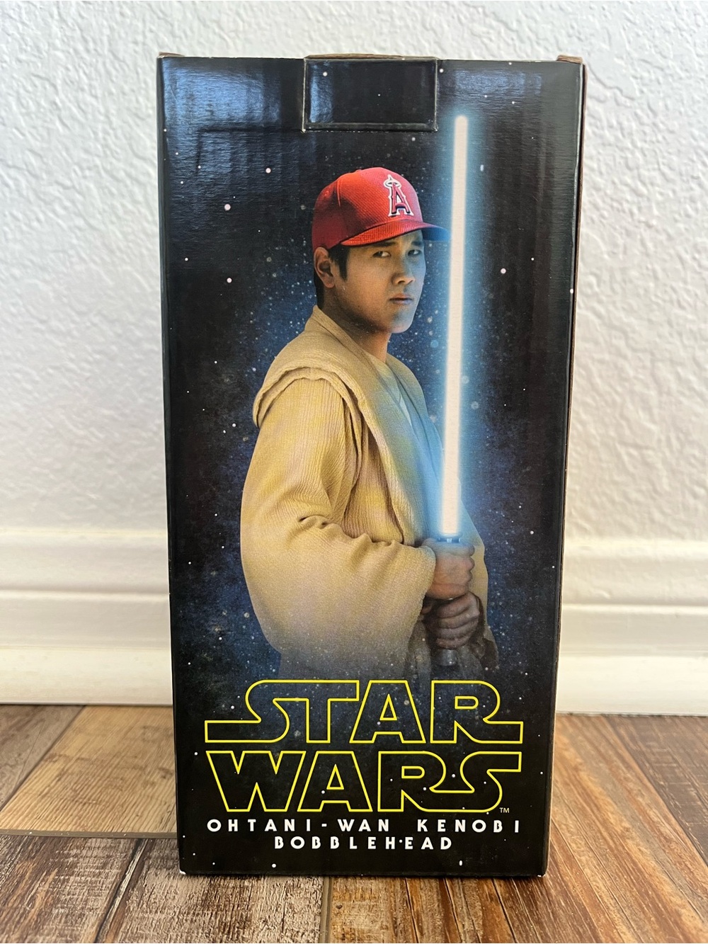 🔥Rare Shohei Ohtani “Ohtani-Wan Kenobi” Star Wars Bobblehead-NEW & UNOPENED BOX
